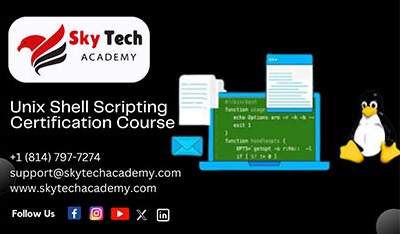 Online unix shell scripting certification Training course